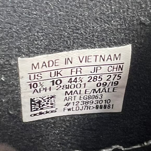 Adidas Rivalry Low Mens Black White Athletic Sneakers Size 10.5 - Picture 8 of 11